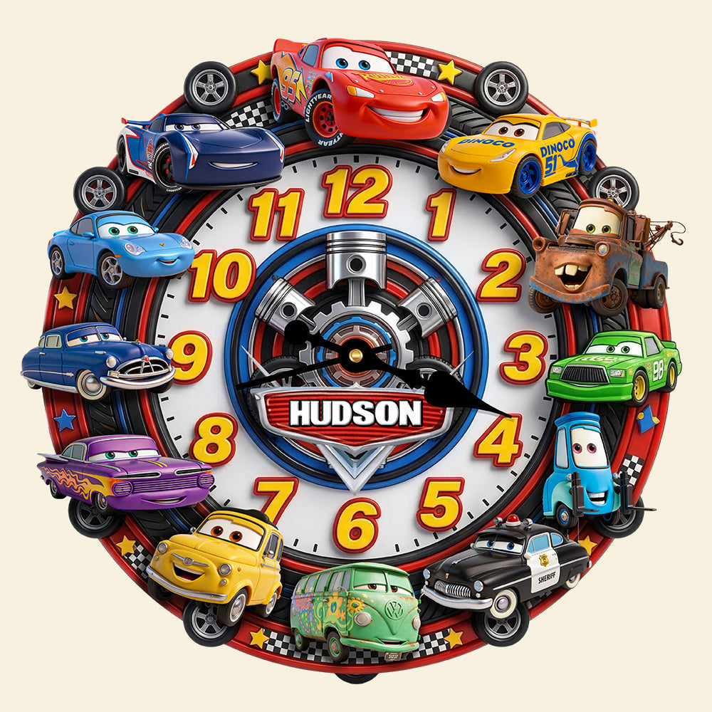 Speed Legends Wall Clock Personalized Gifts For Speed Lovers