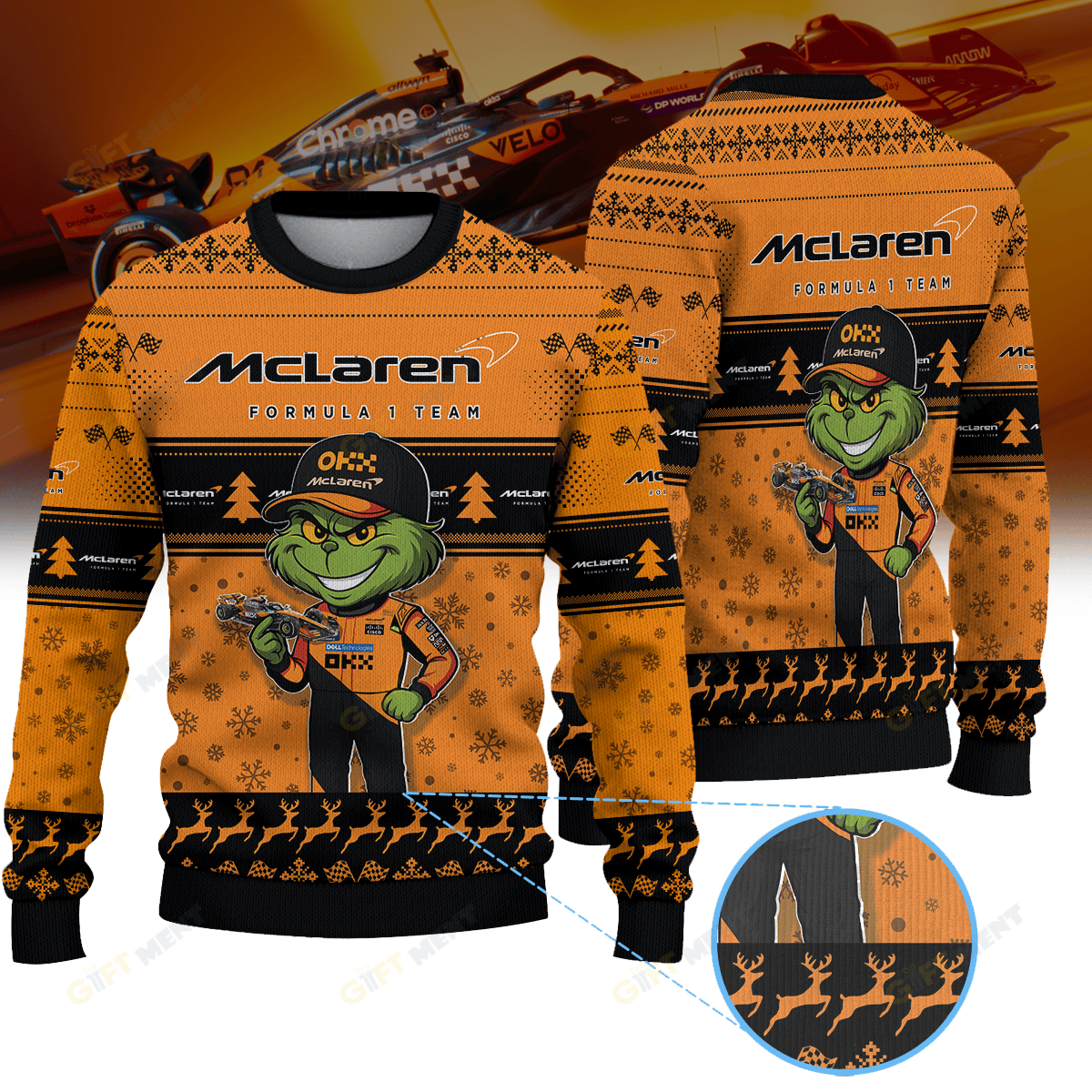 McL × Green Monster Ugly Christmas Sweater 1