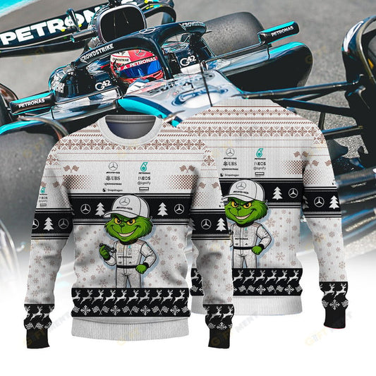 Merc AMG × Green Monster Ugly Christmas Sweater 3