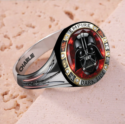 Join The Dark Side - Personalized The Force Ring