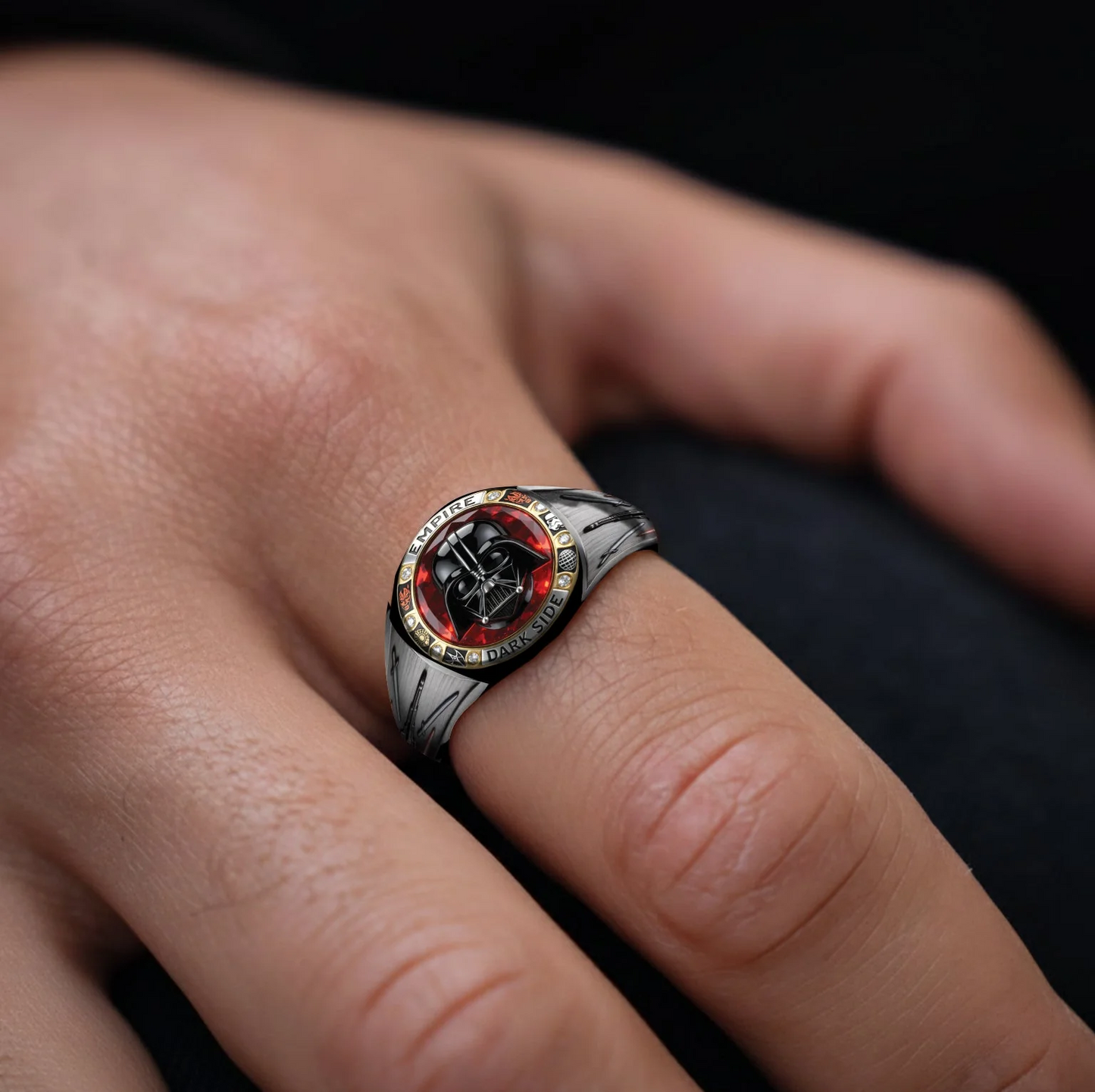 Join The Dark Side - Personalized The Force Ring