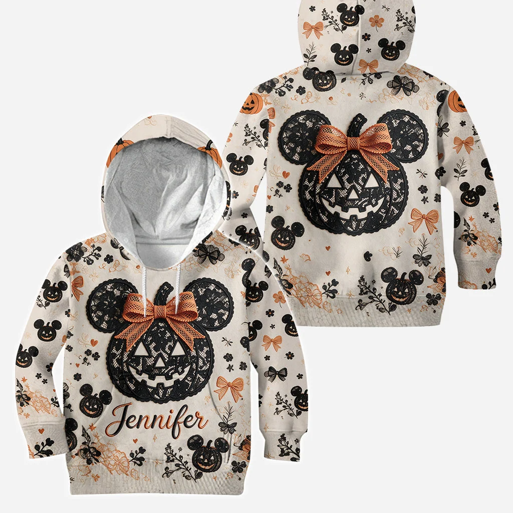Halloween Pumpkin Mouse - Personalized Hoodie and Leggings