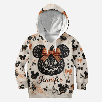 Halloween Pumpkin Mouse - Personalized Hoodie and Leggings