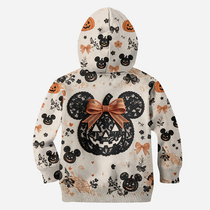 Halloween Pumpkin Mouse - Personalized Hoodie and Leggings