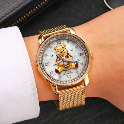 Honey Bear 100th Anniversary - Personalized Yellow Bear Women Hand Watch