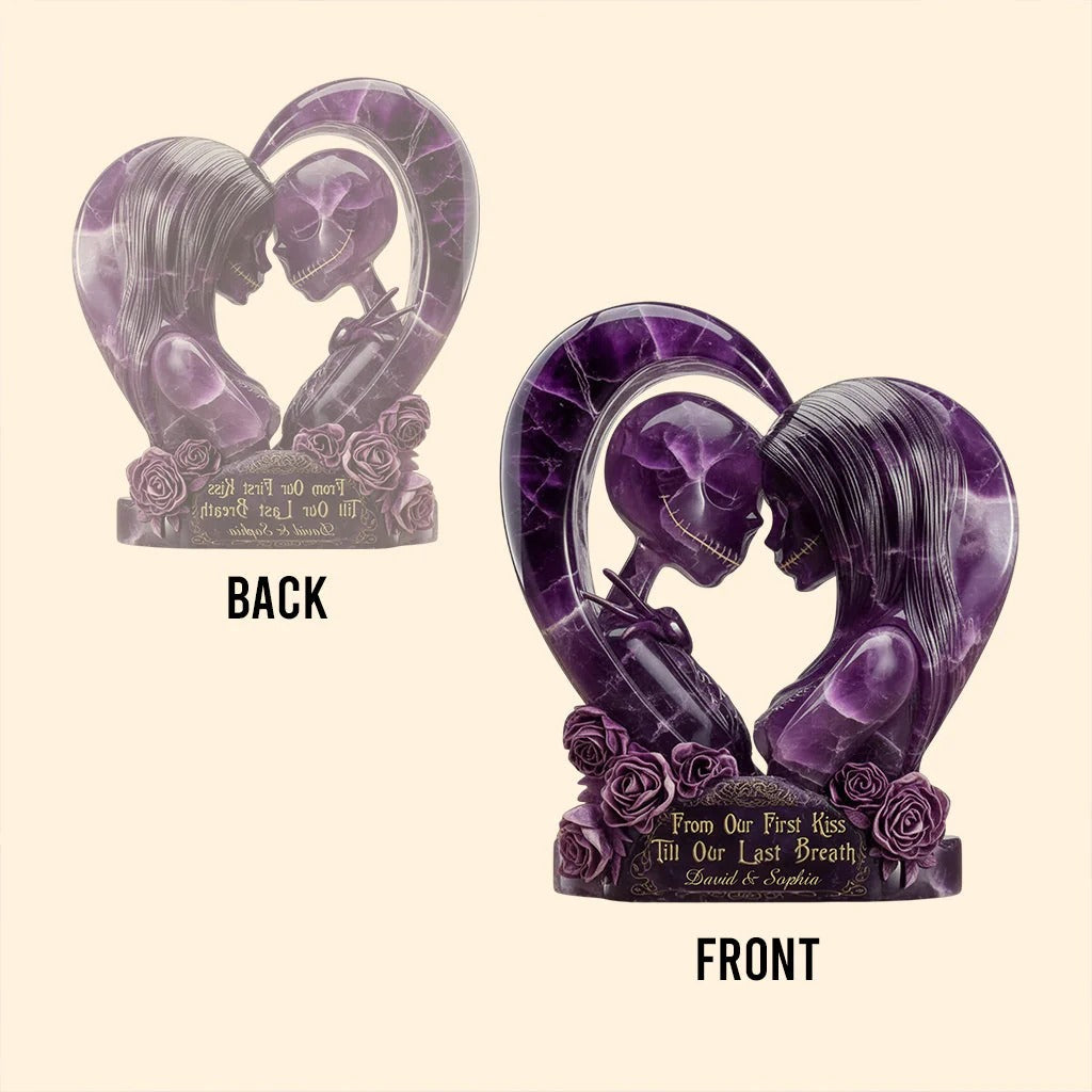 Till Our First Kiss Till Our Last Breath - Personalized Nightmare Custom Shaped Acrylic Plaque