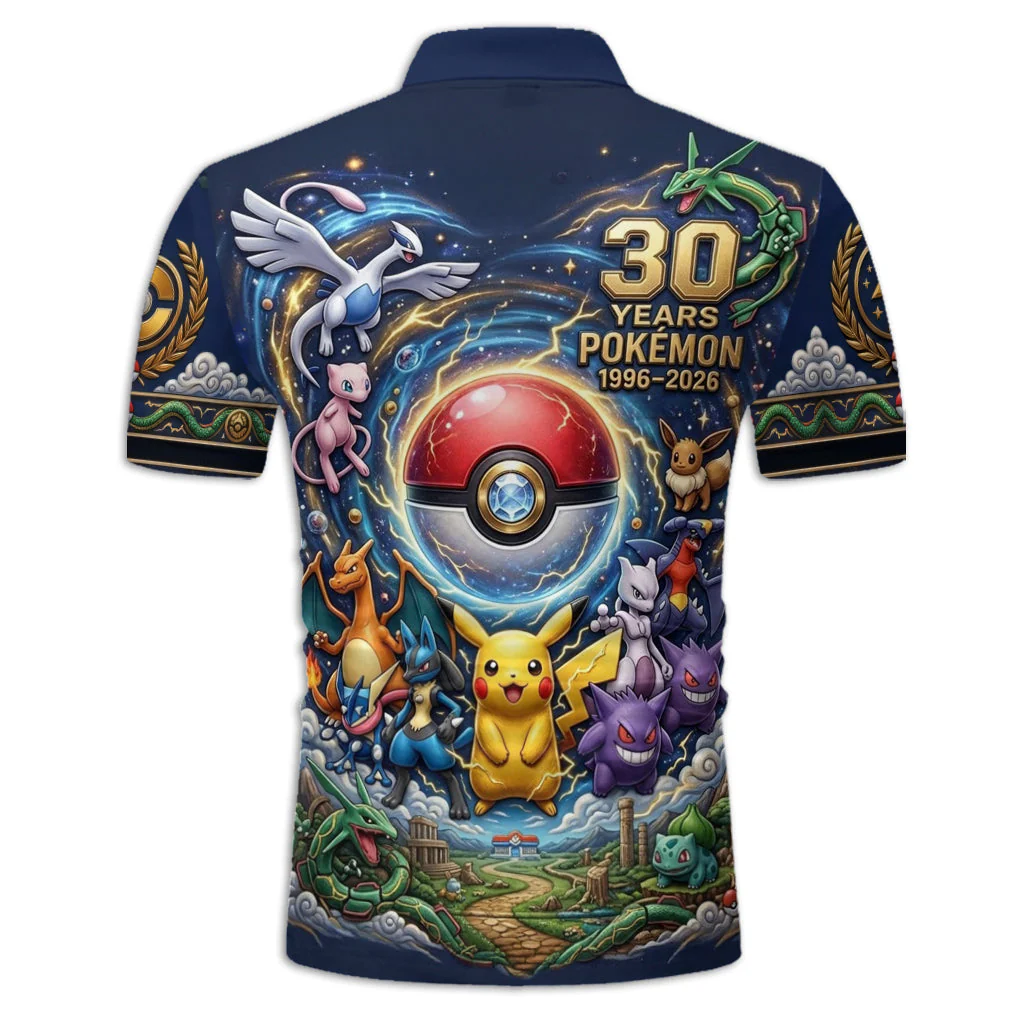 Monster Trainer 30th Anniversary - Personalized Monster Trainer Polo Shirt
