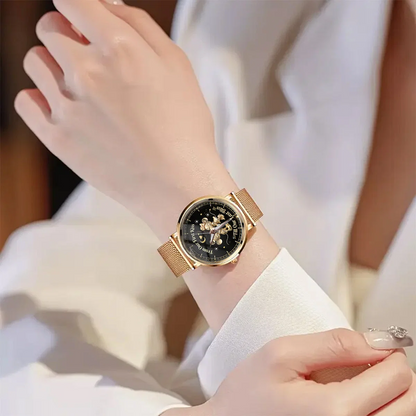 Custom Couple Name Mouse Handwatch - Personalized Magic Mouse Hand Watch