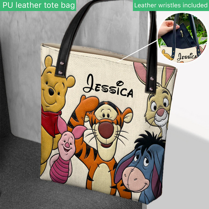 Friends - Personalized Yellow Bear Tote Bag