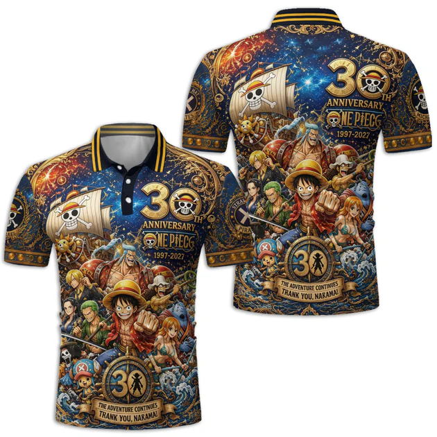 Pirate Adventure 30th Anniversary - Personalized Pirate Adventure Polo Shirt