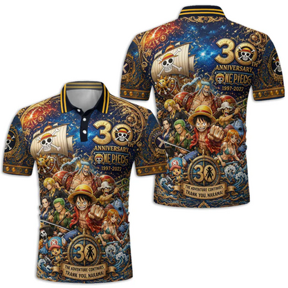 Pirate Adventure 30th Anniversary - Personalized Pirate Adventure Polo Shirt
