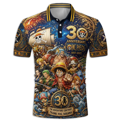 Pirate Adventure 30th Anniversary - Personalized Pirate Adventure Polo Shirt