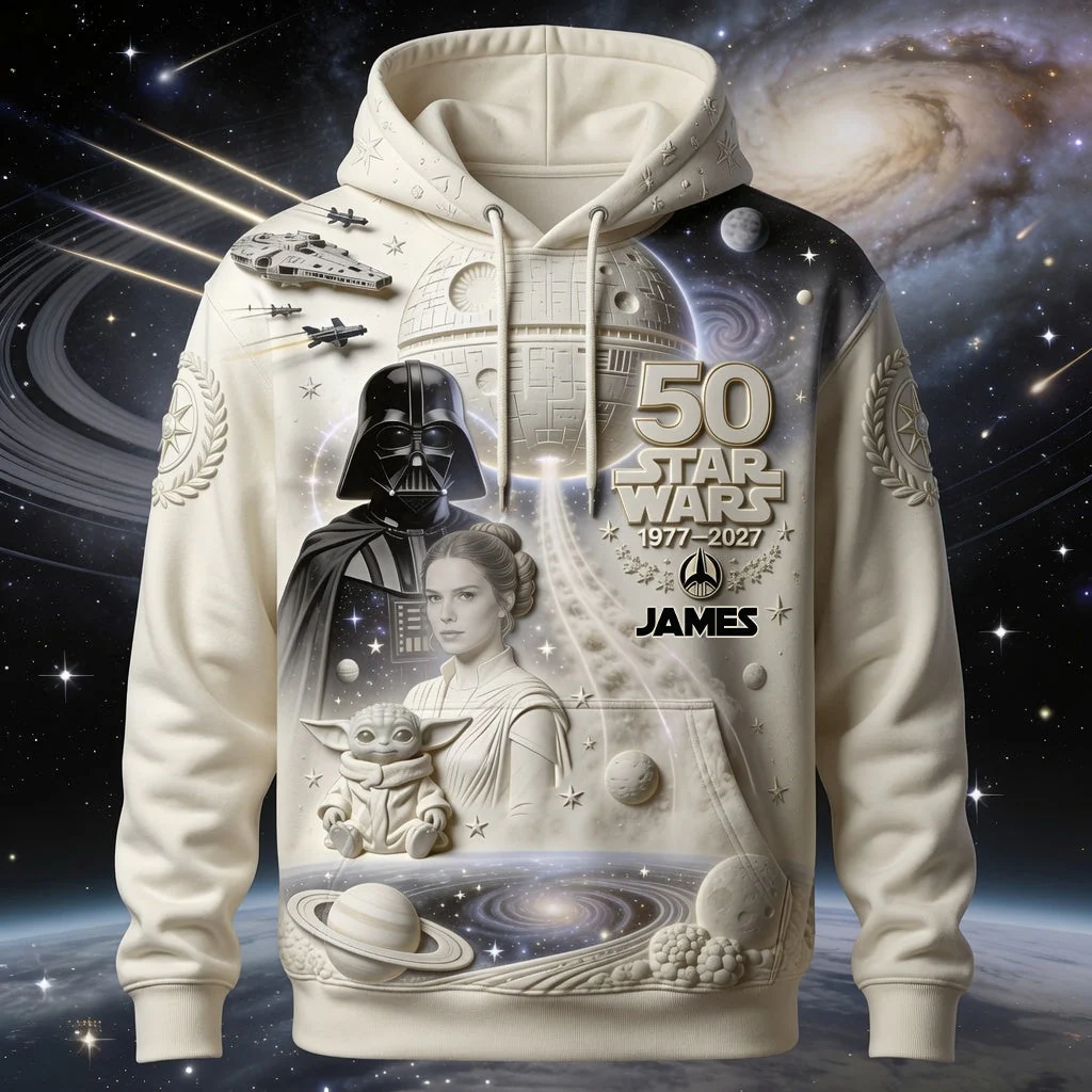 Dark Side 50th Anniversary - Personalized The Force Hoodie