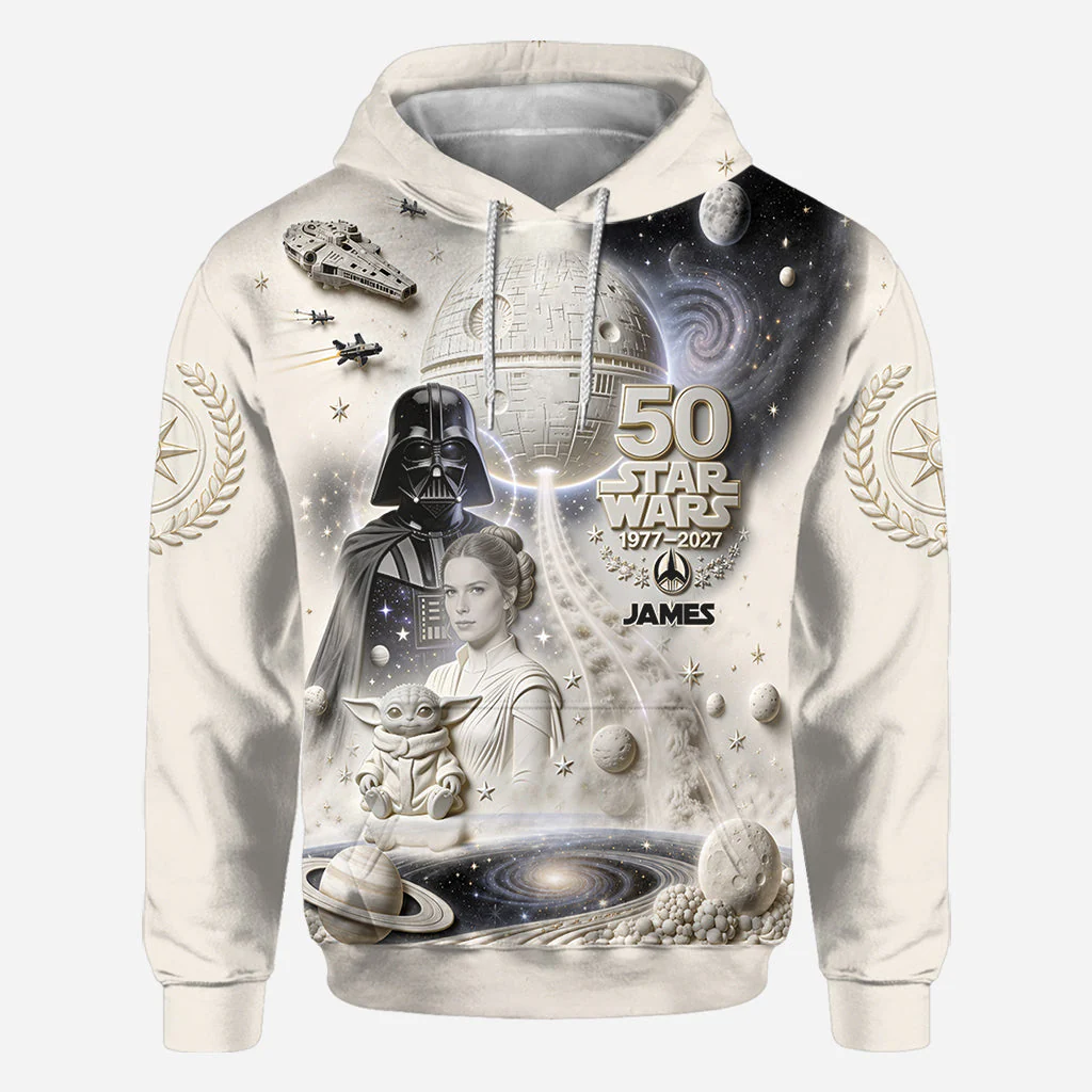 Dark Side 50th Anniversary - Personalized The Force Hoodie