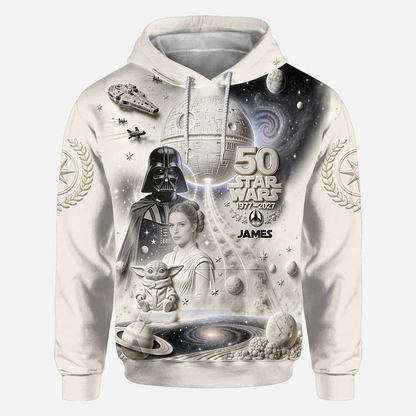 Dark Side 50th Anniversary - Personalized The Force Hoodie