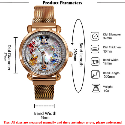 Friends Anniversary - Personalized Mouse Women Hand Watch