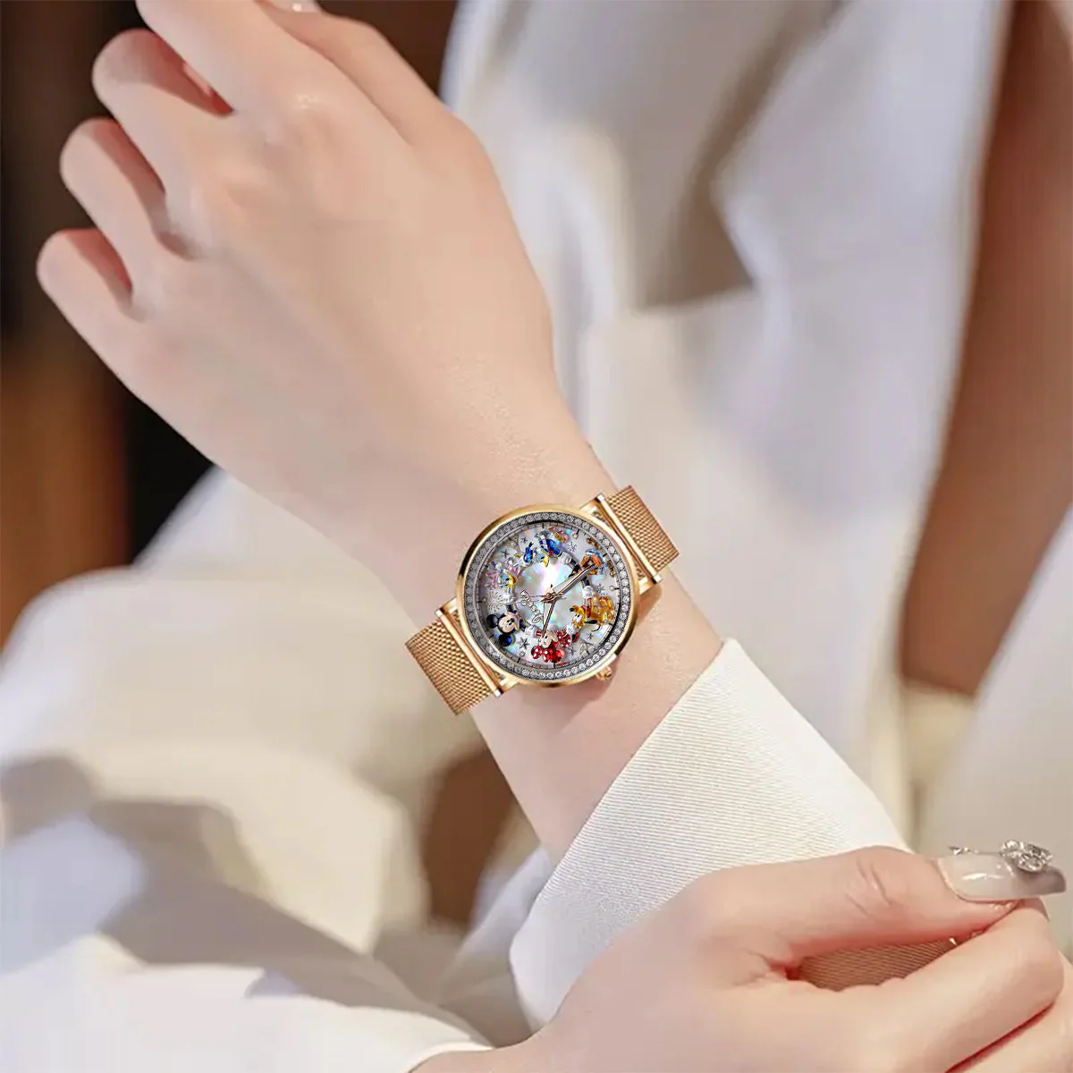 Friends Anniversary - Personalized Mouse Women Hand Watch