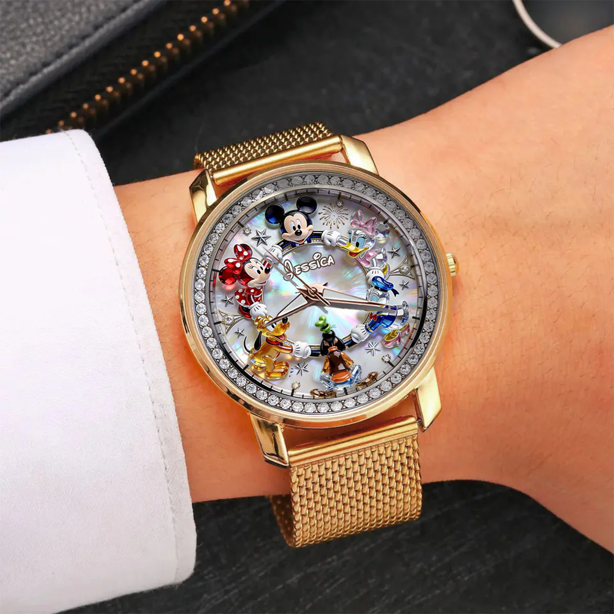 Friends Anniversary - Personalized Mouse Women Hand Watch