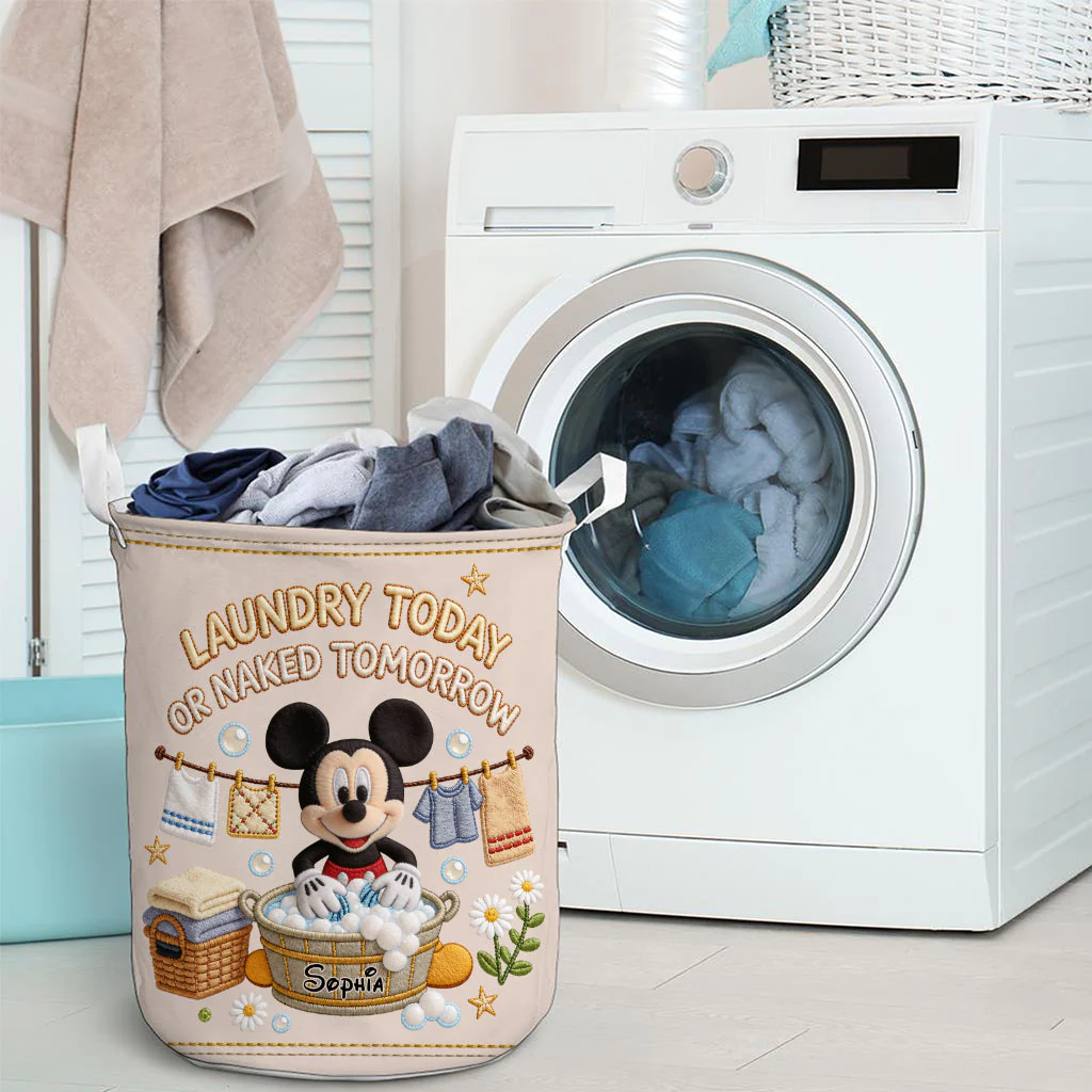 Laundry Today - Personalized Mouse Storage Basket