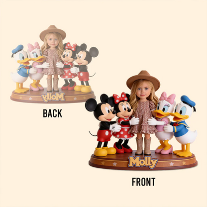 Custom Any Photo Magical Friends - Personalized Mouse Custom Shaped Acrylic Plaque