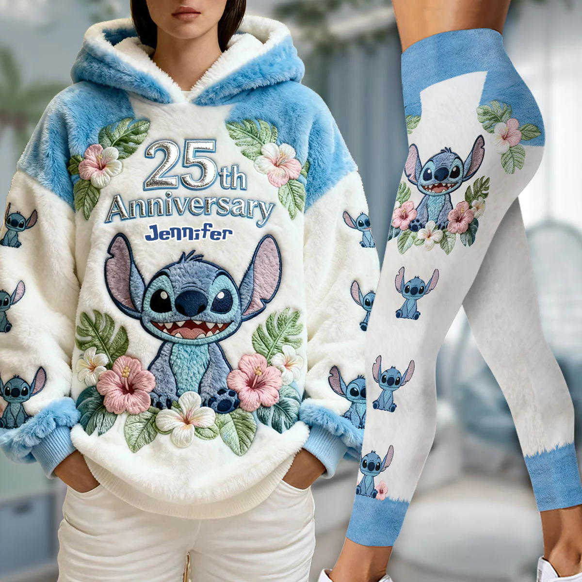 Ohana Means Family 1 - Personalized Ohana Hoodie and Leggings