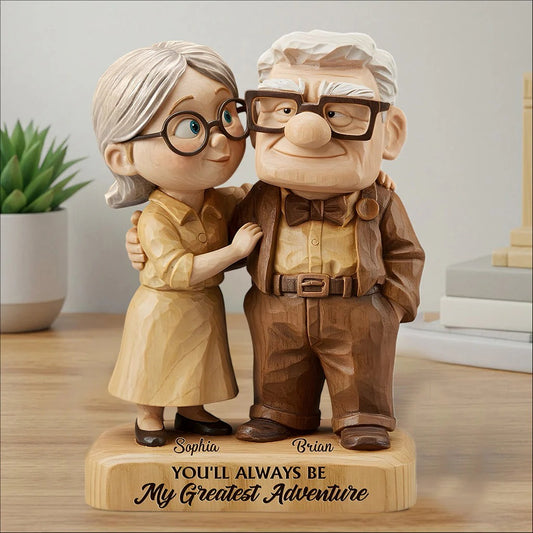 You Are My Greatest Adventure 3 - Personalized Couple Custom Shaped Acrylic Plaque