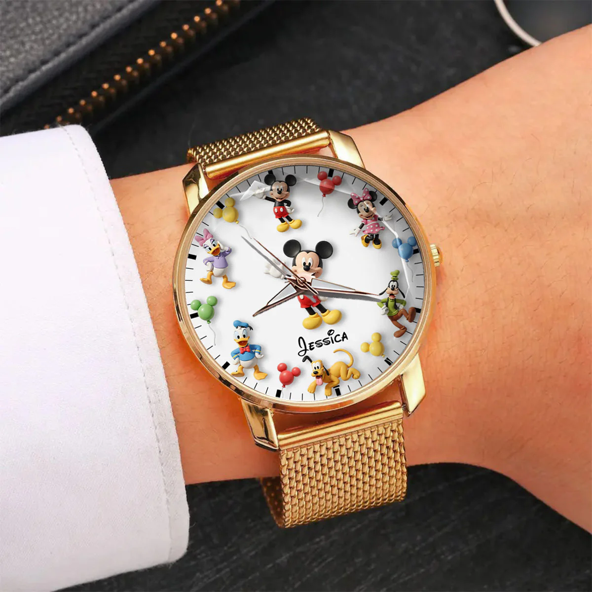 Happy Friends - Personalized Mouse Women Hand Watch
