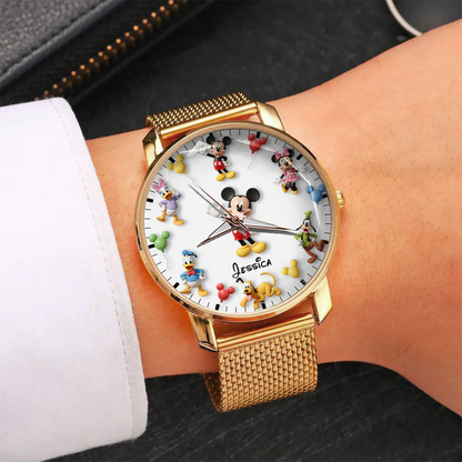 Happy Friends - Personalized Mouse Women Hand Watch