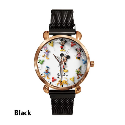Happy Friends - Personalized Mouse Women Hand Watch