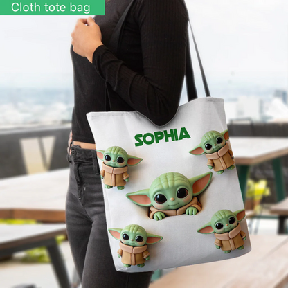 Cute Baby - Personalized The Force Tote Bag