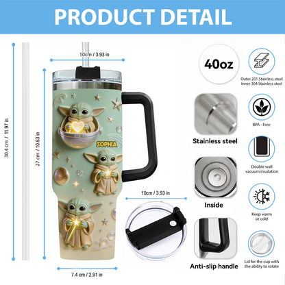 Cute Baby - Personalized The Force Insulated Tumbler