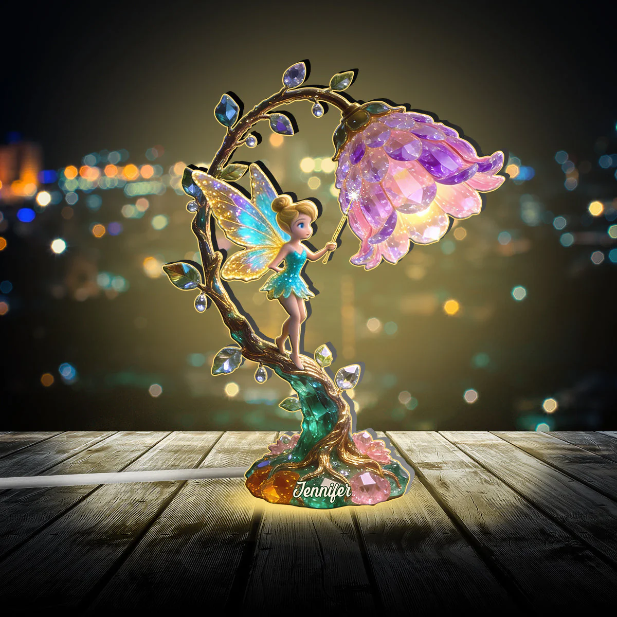 Fairy Flower - Personalized Dream Trip Acrylic LED Night Light