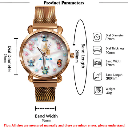 Ohana Means Family 2 - Personalized Ohana Women Hand Watch