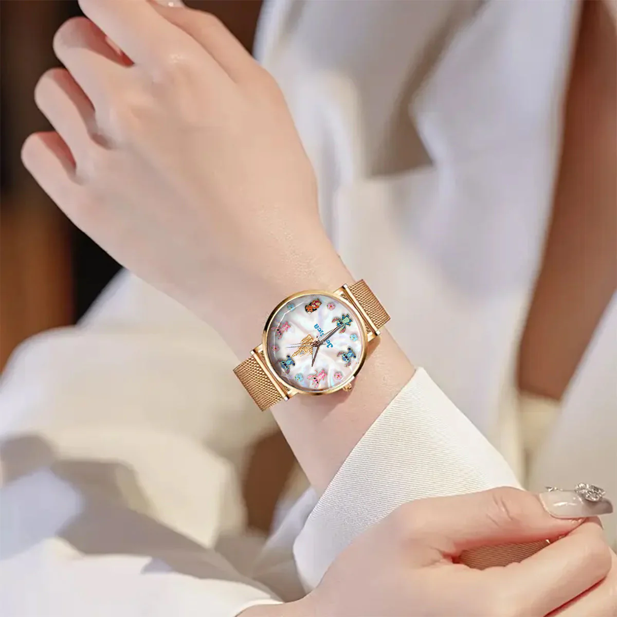 Ohana Means Family 2 - Personalized Ohana Women Hand Watch