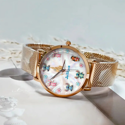 Ohana Means Family 2 - Personalized Ohana Women Hand Watch