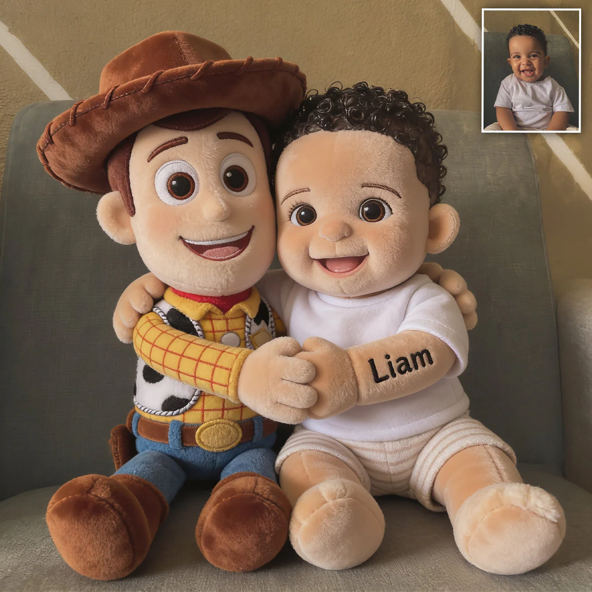 Galaxy And Western Buddy Toy - Personalized Movie For Kids Shaped Pillow