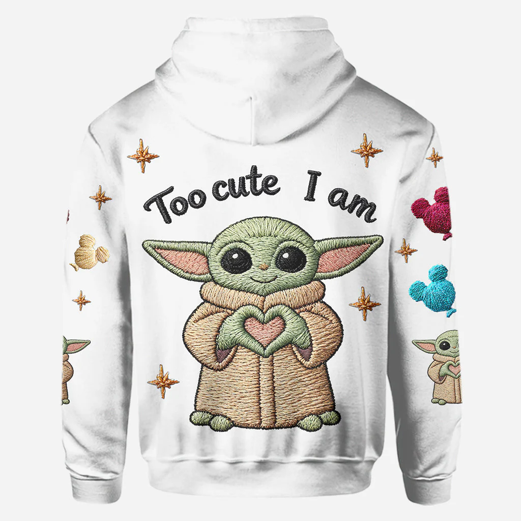 Too Cute I Am - Personalized The Force Hoodie and Leggings