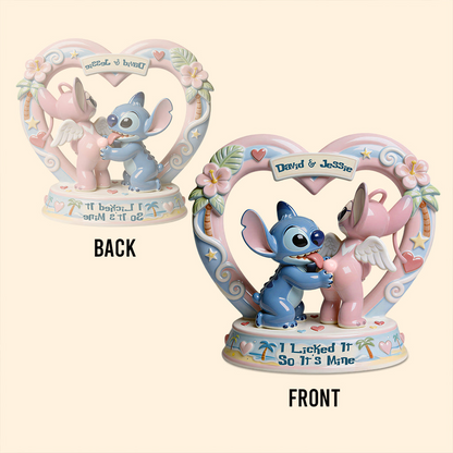 I Licked It So It's Mine - Personalized Ohana Custom Shaped Acrylic Plaque