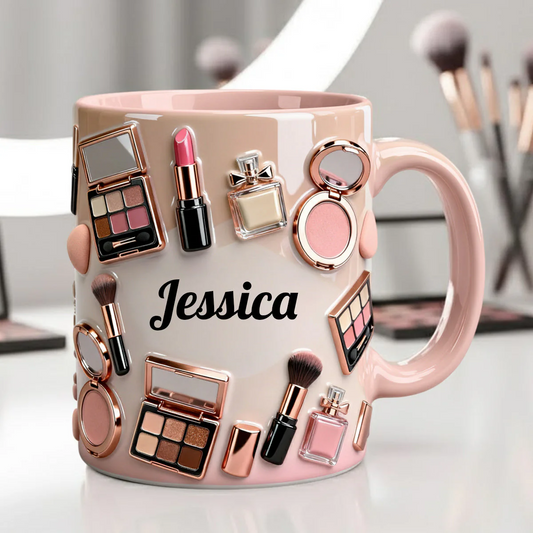 Makeup Artist - Personalized Makeup Accent Mug