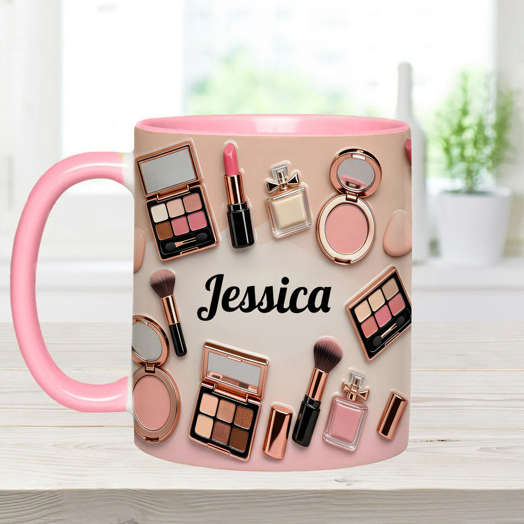 Makeup Artist - Personalized Makeup Accent Mug