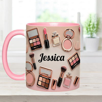 Makeup Artist - Personalized Makeup Accent Mug