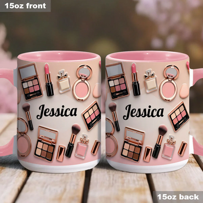 Makeup Artist - Personalized Makeup Accent Mug