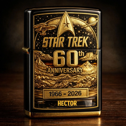 Final Frontier 60th Anniversary - Personalized Star Fleet Lighter Case