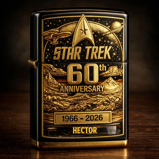 Final Frontier 60th Anniversary - Personalized Star Fleet Lighter Case
