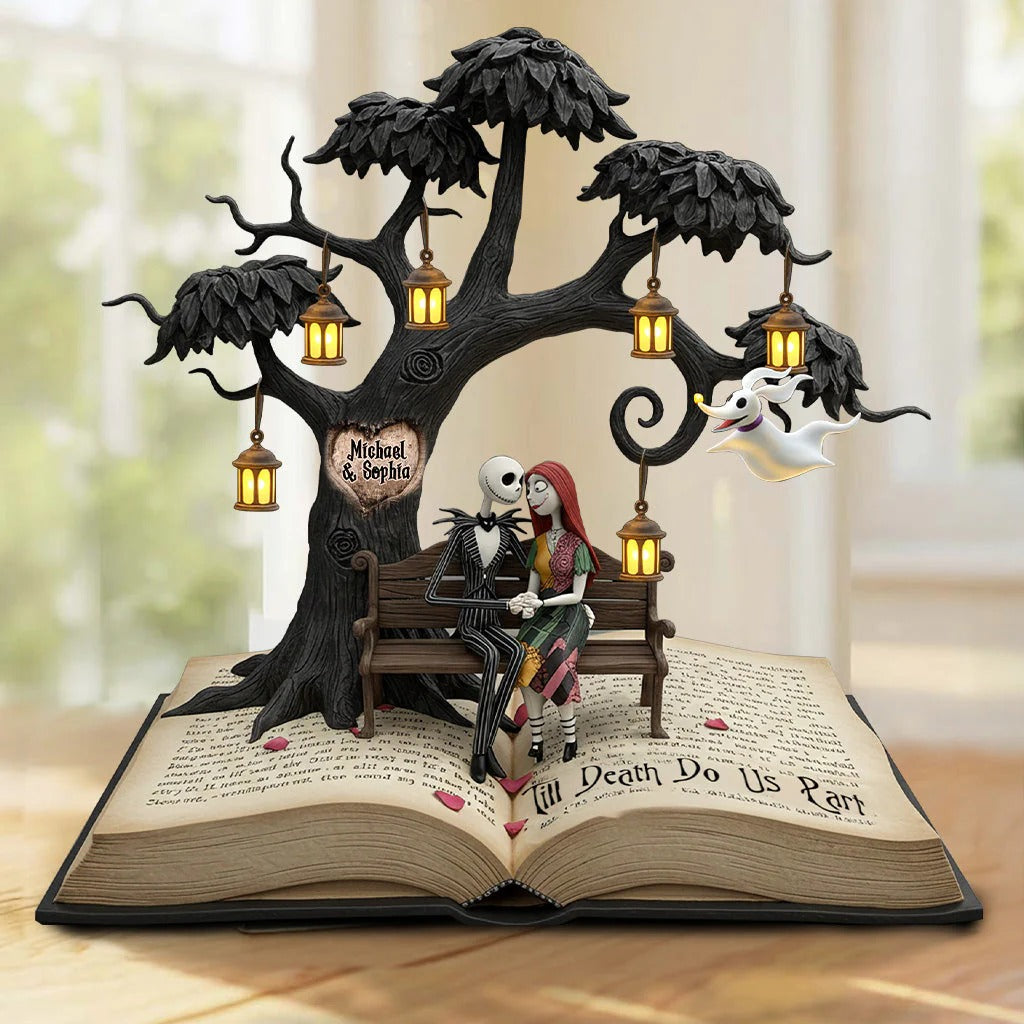 Till Death Do Us Part - Personalized Nightmare Custom Shaped Acrylic Plaque