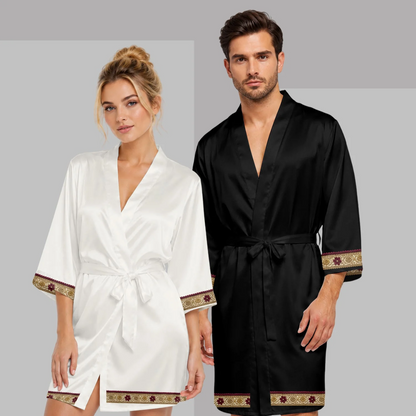 Til' Death Do Us Part, Wedding Gifts - Personalized Nightmare Satin Robe