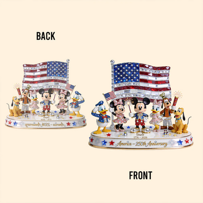 USA 250th Anniversary - Personalized Mouse Custom Shaped Acrylic Plaque