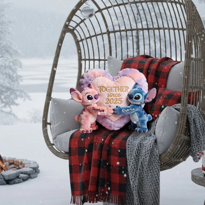 Together Since Shaped Pillow - Personalized Ohana Gifts For Couples