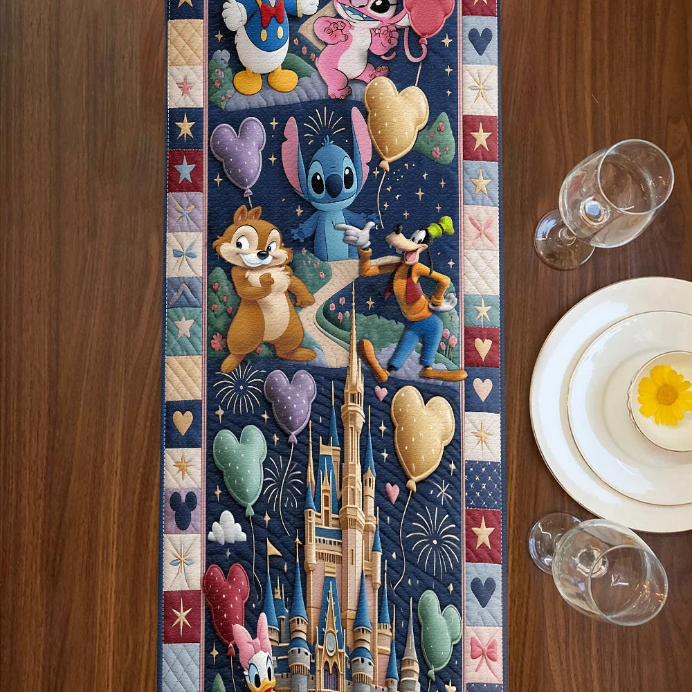 Personalized Magical Family Quilt Table Runner - Magic Mouse Table Runner