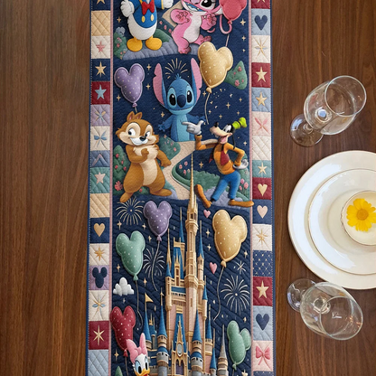 Personalized Magical Family Quilt Table Runner - Magic Mouse Table Runner
